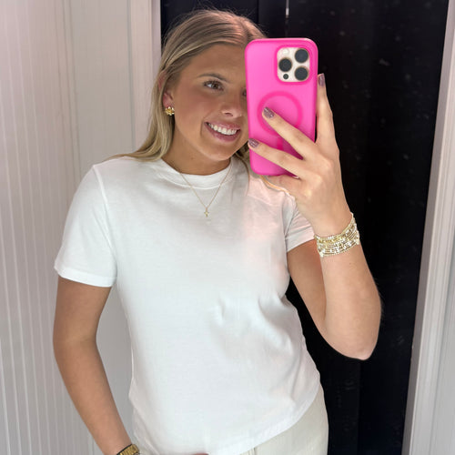 Perfect Layering Tee - White