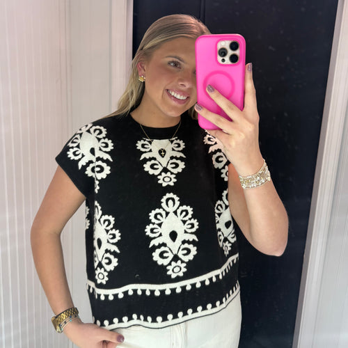 Brooke's Best Sweater Top - Black