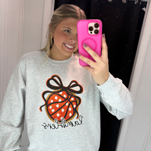 Rambler Basketball Bow Sweatshirt