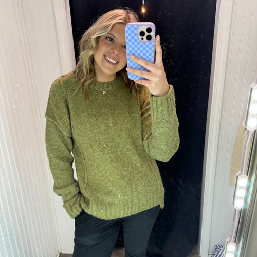 Leah Sweater- Olive