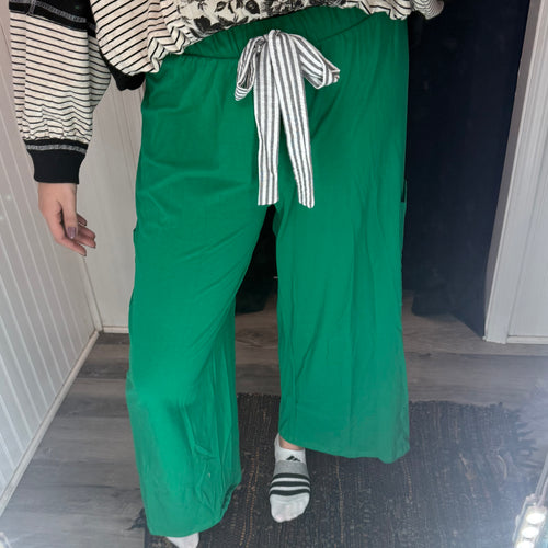 Simple Story Pants ~green