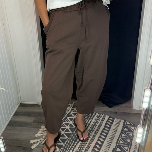Braided Waist Bottoms ~Brown