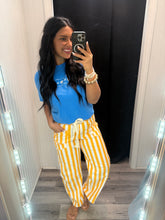Load image into Gallery viewer, Pinstripe Pant - Mustard