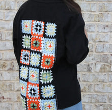 Load image into Gallery viewer, Granny’s Closet Shacket - Black