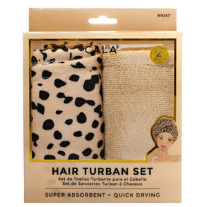 Shower Hair Turban Set