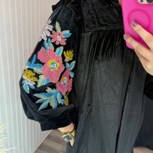 Load image into Gallery viewer, It Depends Black Velvet Dress