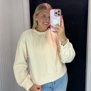 Cozy Up Top ~ Beige