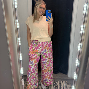 Luxe & Lush Floral Pant