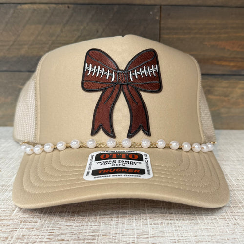 Football Pearl Trucker Hat