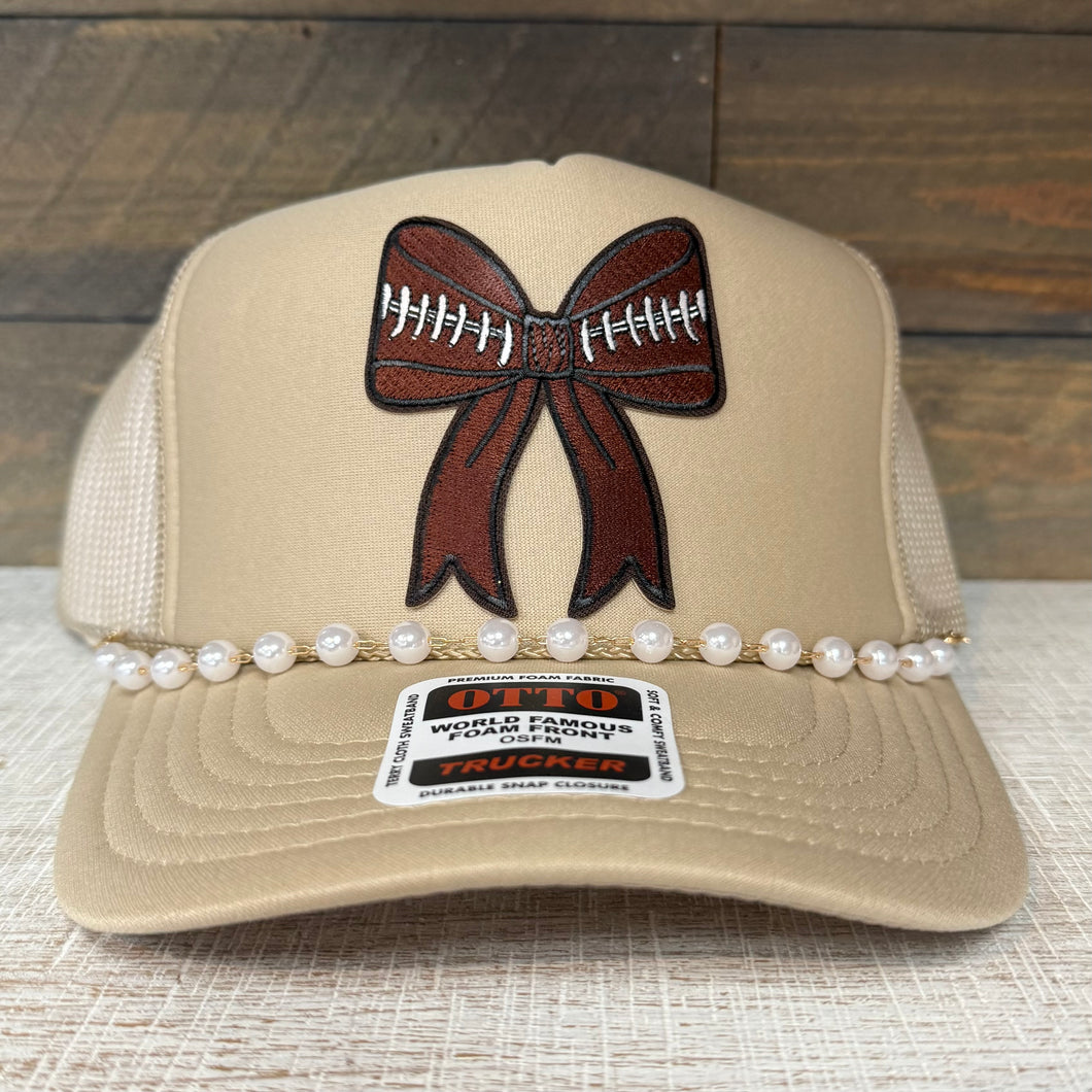 Football Pearl Trucker Hat