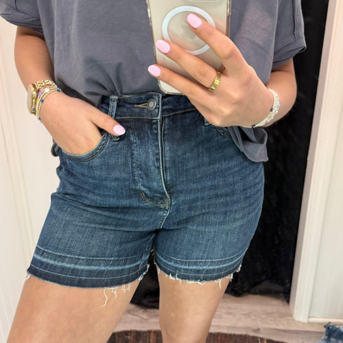 HW Tummy Control Destroy Release Hem Shorts