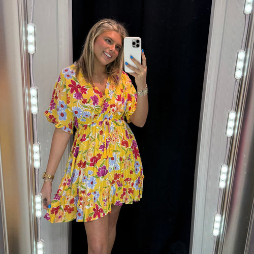 Serena Sunflower Dress