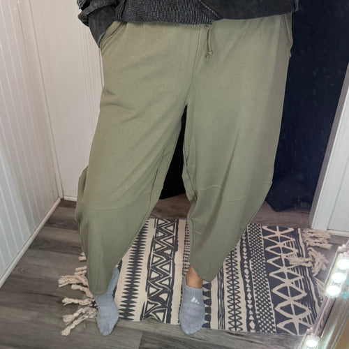 Braided Waist Bottoms ~Olive