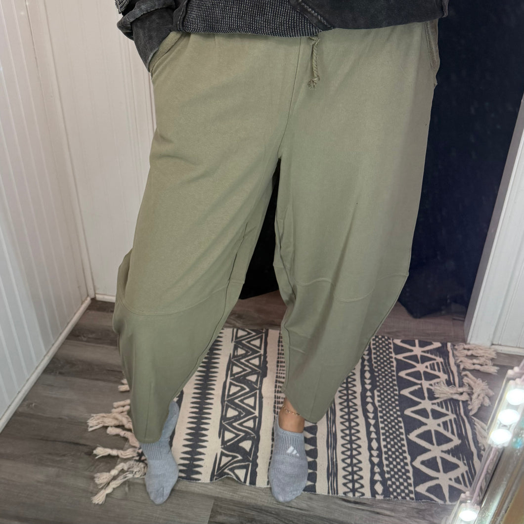 Braided Waist Bottoms ~Olive
