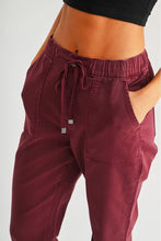 Load image into Gallery viewer, Wine High Rise Jogger