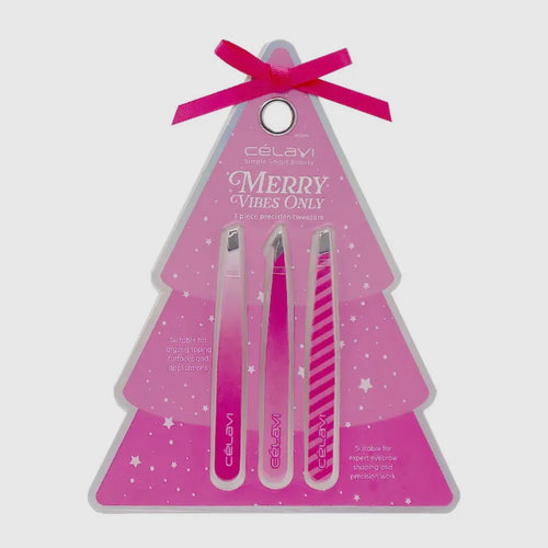 Merry Vibes Tweezer Set