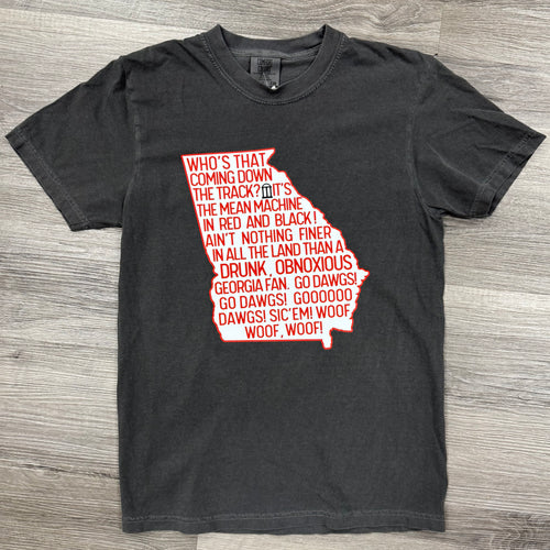 GA State Chant Comfort Color Tee