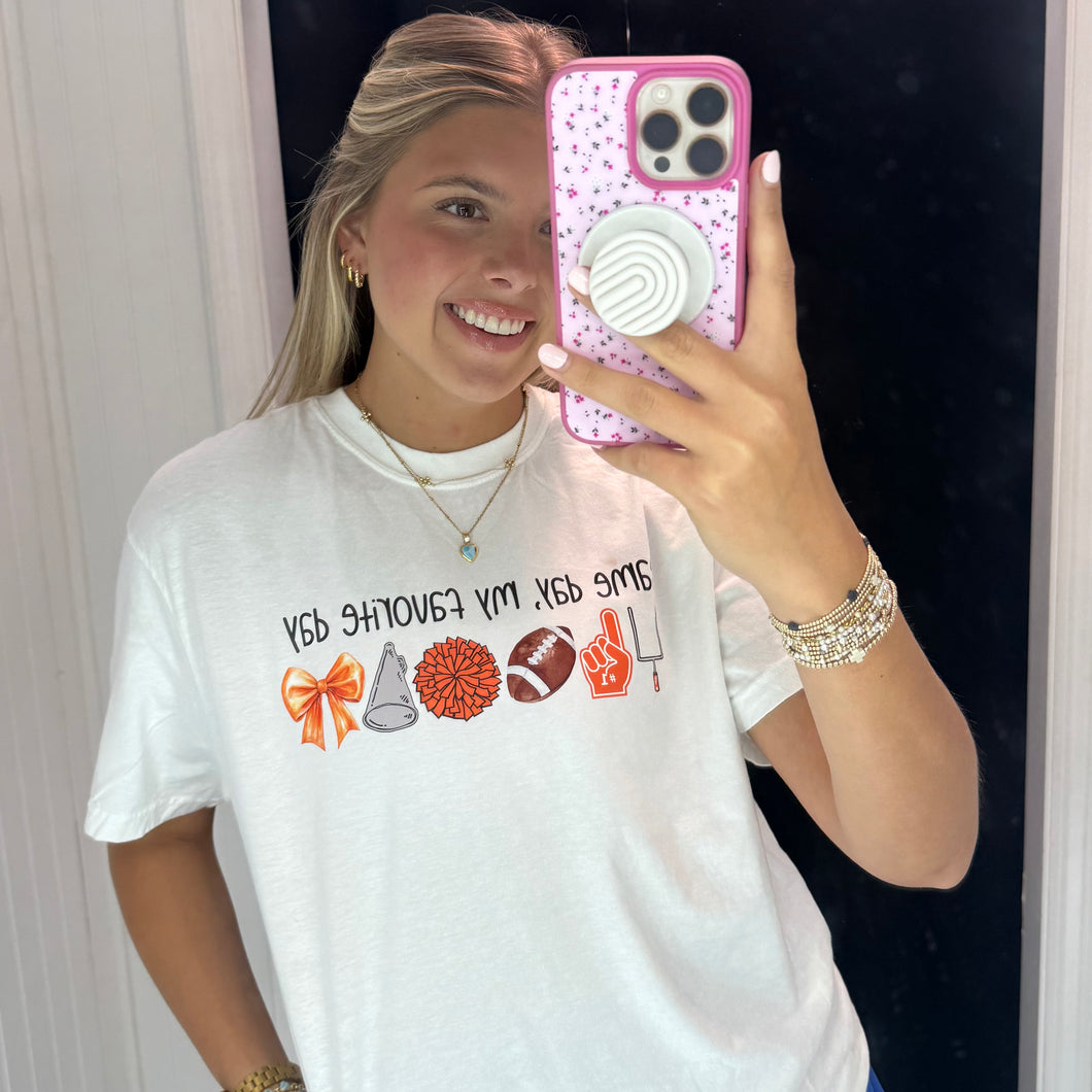 Game Day, My Favorite Day Comfort Color Tee