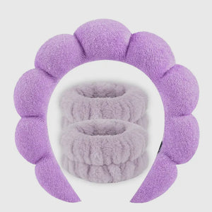 Spa Wristband & Headband Set