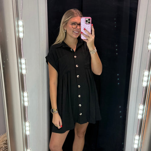 Game Day Ready Dress ~ Black