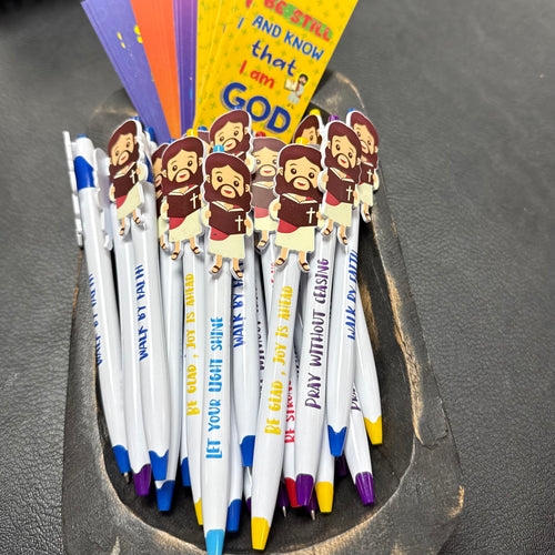 Jesus Pens & Bookmark set