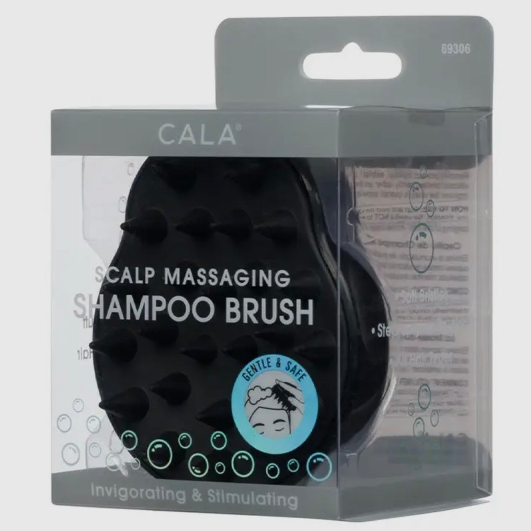 Scalp Massaging Shampoo Brush - Black