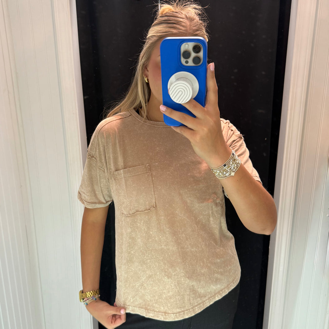 Comfy Day Top - Khaki