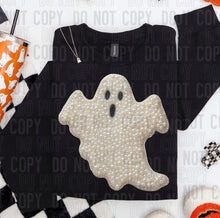 Load image into Gallery viewer, Faux Pearl Ghost Sweatshirt