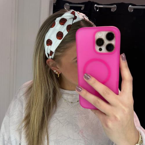 Basketball Knot Headband