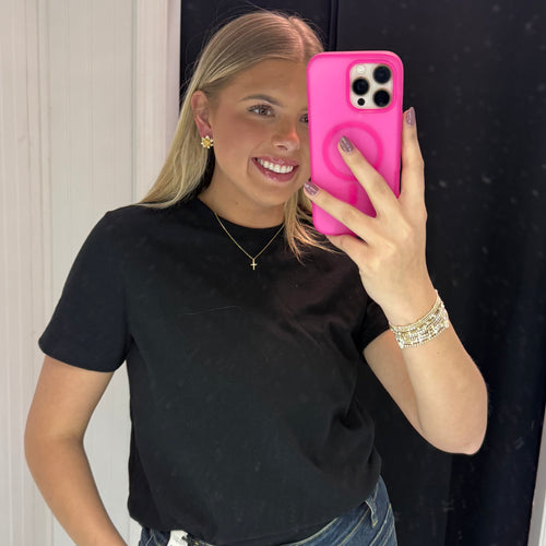 Perfect Layering Tee - Black