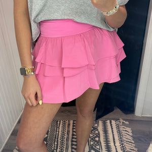 Active Skirt w/ Short ~ Pink