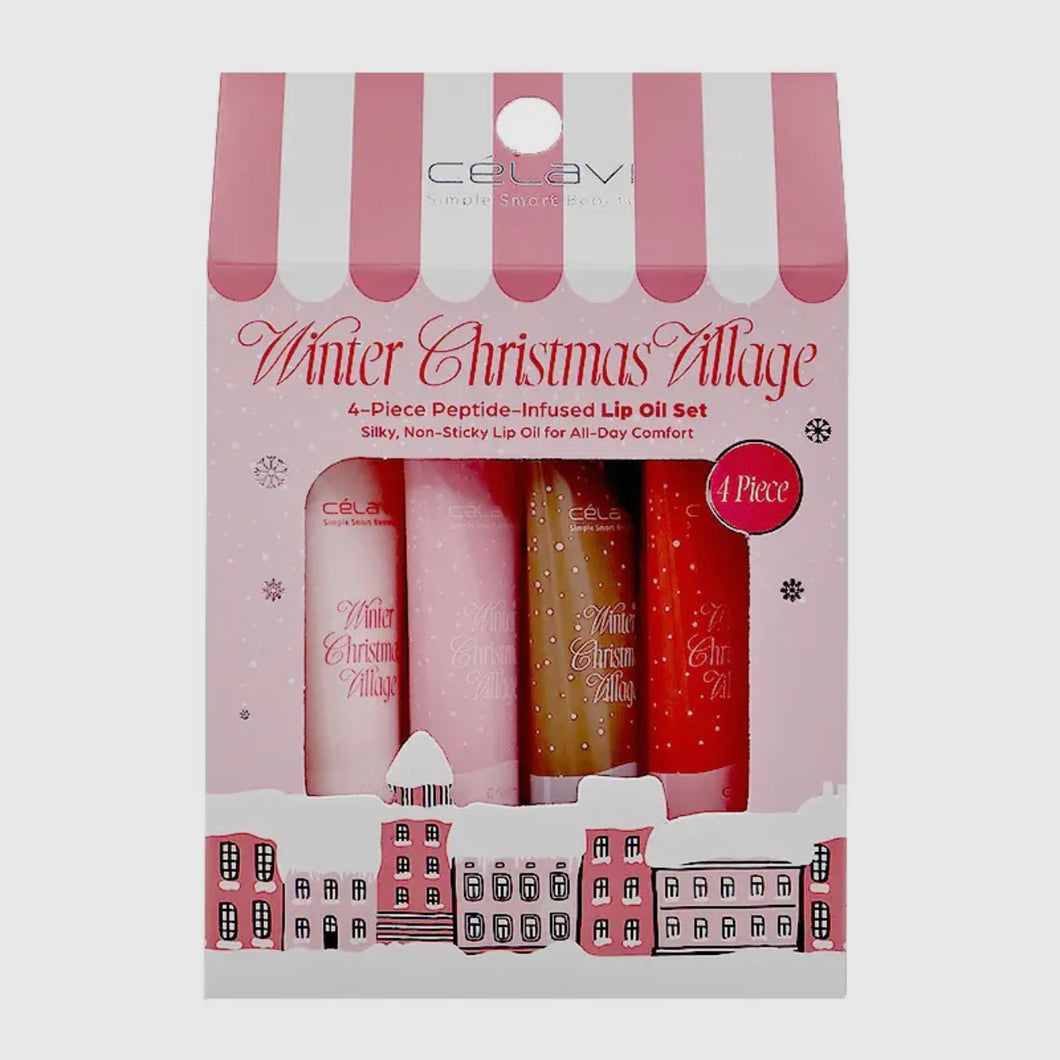 Winter Village Lip Oil Set