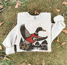 Load image into Gallery viewer, College Football Duck Sweatshirt