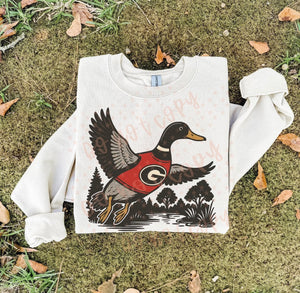 College Football Duck Sweatshirt