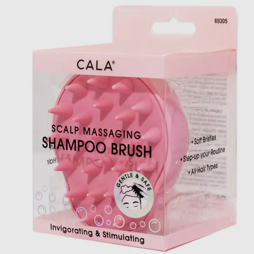 Scalp Massaging Shampoo Brush - Pink