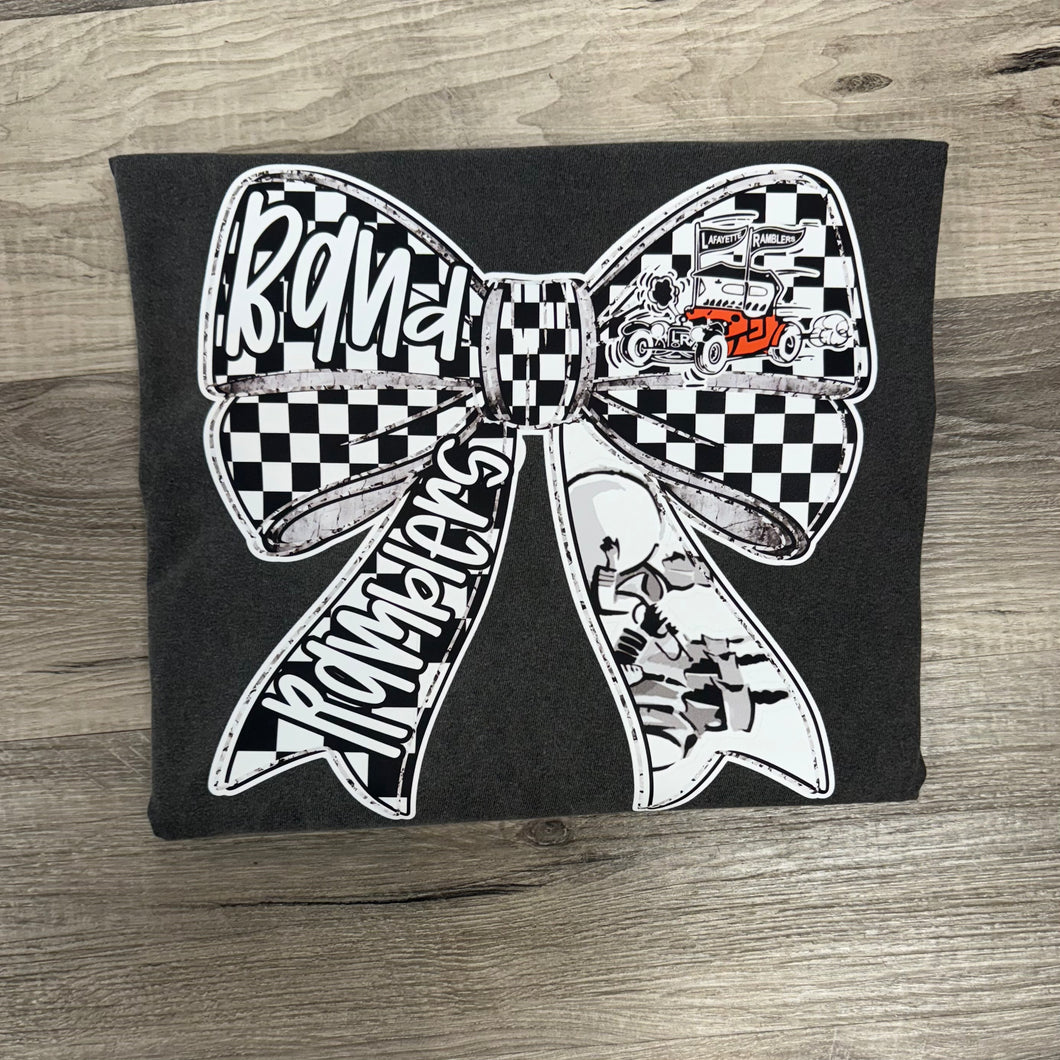 Band Rambler Bow Comfort Color T-Shirt
