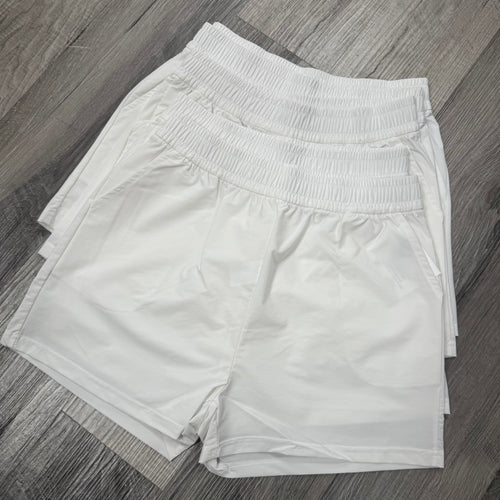Athletic Shorts~White