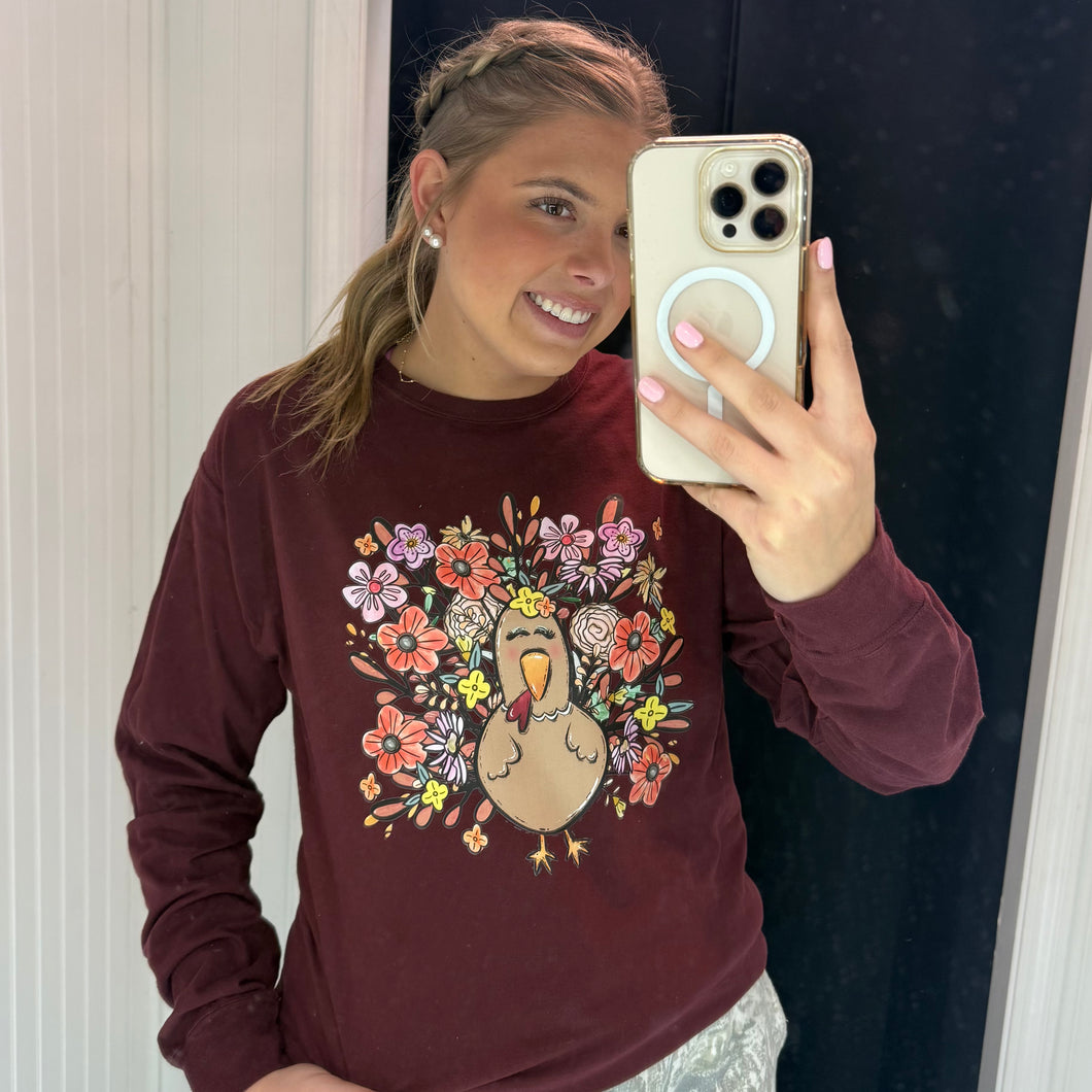 Maroon Turkey Long Sleeve