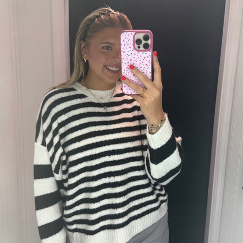 Dare You To Try it Striped Comfy Sweater