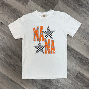 MAMA Rambler Checkered Star Comfort Color T-Shirt