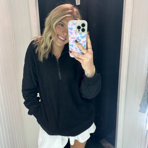 Sporty Girl Pullover - Black