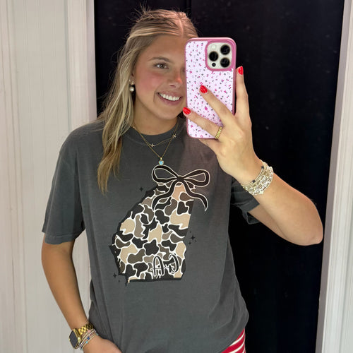 GA Camo Bow Tee