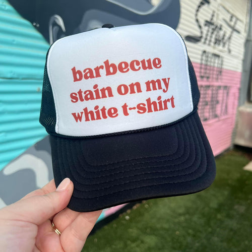 BBQ Stain Trucker Hat