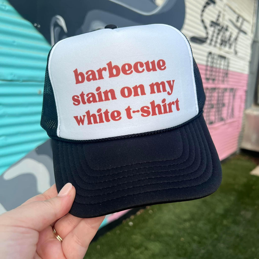 BBQ Stain Trucker Hat