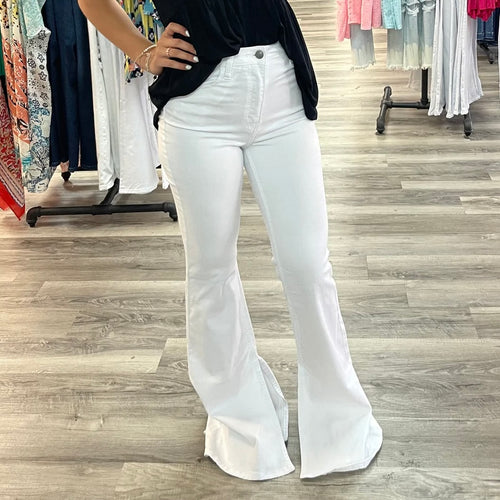 Cello White Flares